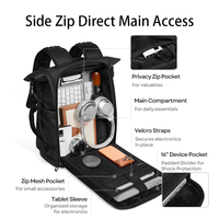 Tas Ransel Anti Air untuk Pria, Kapasitas Besar, Muat Laptop 17 Inch, Anti Maling, Dilengkapi USB Charging, Cocok untuk Bisnis, Perjalanan, Kantor, dan Komuter, Logo Custom