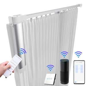 Rail de rideau extensible avec moteur de rideau Accessoires Rideau électrique - Product Image 2