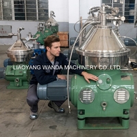 Separator Sentrifugal Disk Industri Stainless Steel SS304 untuk Pemisahan Krim Susu dan Padatan, Ideal untuk Ragi