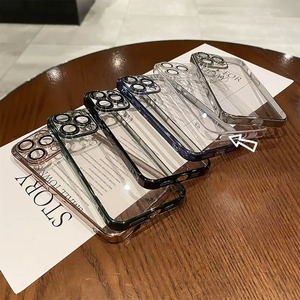 Custodia protettiva per telefono con obiettivo trasparente per <span class=keywords><strong>iPhone</strong></span> 16 17 Air 15 <span class=keywords><strong>Pro</strong></span> 14 Plus <span class=keywords><strong>13</strong></span> Mini 12 MAX 11 PC <span class=keywords><strong>Cover</strong></span> opaca - Product Image 1
