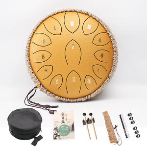 Tambor de Lengua de Acero de 12 Pulgadas de la Marca OEM, Tambor de Lluvia Hecho en Guangdong, Viene con Accesorios, Incluidos Baquetas y Mazos - Product Image 2