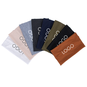 Bandeaux de sport larges et doux avec logo personnalisé, élastiques et extensibles, pour l'entraînement, la course et le yoga - Product Image 2