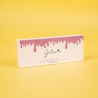 Boîtes en papier personnalisées robustes imprimées en UV couleur, cartons de luxe à motifs et couleurs personnalisables pour vernis à ongles en gel et cosmétiques