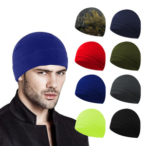 Chapeau chaud en polaire, couleur unie, respirant, casquette de sport d'extérieur, protection contre le froid pour adultes, hiver - Product Image 2