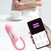 App & Fernbedienung Vibrierendes Ei Wearable 9 Vibrations modi Low-Decibel Flirten Sexspielzeug für Paare Outdoor Adult Play BDSM