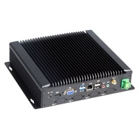 Mini PC industriel, boîtier industriel, barebone sans RAM ni disque dur, boîtier en aluminium robuste, compatible Win10, Win11, Linux