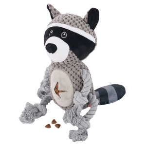 Nuevo juguete de peluche personalizado para perros, juguetes para perros con fugas, duradero, de lujo, mapache, zorro, mono, interactivo, chirriante, juguetes para masticar perros - Product Image 5