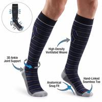 Chaussettes de compression personnalisées en gros, anti-humidité, pour athlètes américains, fabricant de chaussettes sur mesure pour l'entraînement de football