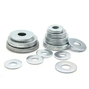 round flat rubber washer DIN6796 steels zinc meta flatly washers
