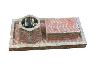 Bandeja con incrustaciones de perlas para decoración del hogar, juego de quemador, mopa árabe, Mubkhar, Ramadán, regalo - Product Image 4