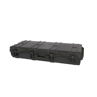 Portable PP étanche coque dure en plastique boîte de pistolet de stockage rechargement de matériel de munitions boîte de pêche avec roues