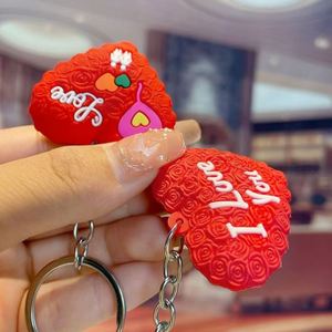 Personal Factory Made Key Ring Pendant Heart Shape Cat Ear <b>Keychain</b> With Multi-function Decoration - Product Image 5