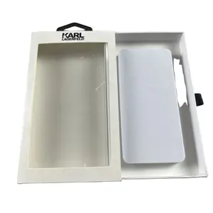 अनुकूलित लक्जरी खुदरा फोन केस पैकेजिंग, हुक बॉक्स और दराज शैली पेपर बॉक्स, विभिन्न फोन मॉडल के लिए उपयुक्त