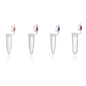 PP matériel jetable 0.2ml 0.5ml 1.5 ml stérile micro test de laboratoire médical tube à centrifuger avec bouchon à vis