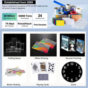 無料サンプル印刷可能なペット用光沢シート0.5 0.8 1 1.5mm透明<span class=keywords><strong>PET</strong></span>プラスチックシート折りたたみボックス用ロール - Product Image 6