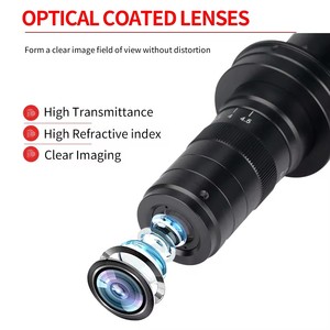 Cámara de microscopio de vídeo 4K HD, Zoom continuo 215X, imagen de comparación estática y dinámica para adquisición de imágenes, reparación de PCB de teléfono - Product Image 2