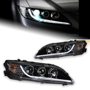 Modelo de Coche AKD para <span class=keywords><strong>Mazda</strong></span> <span class=keywords><strong>6</strong></span> Mazda6 2004-2013, Faro LED, Luz de Circulación Diurna, Luz Antiniebla, Luz de Señal de Giro, Proyector de Luz Baja y Alta, 4 Lentes - Product Image 2