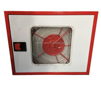 Ensemble complet de support pour tuyau d'incendie, un ensemble complet d'armoire avec tuyau d'incendie, support, buse