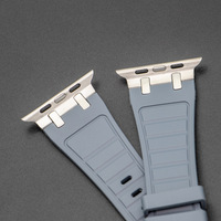 AP Style Nueva correa de silicona para Apple Ultra 2 49mm, correa de reloj de silicona para IWatch Band 41 40 44 45 46 49mm