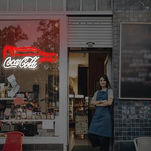 Enseigne néon Cola LED à intensité variable pour la décoration murale de la maison, du centre commercial, du bar, du restaurant, de la fête et du club - Product Image 4