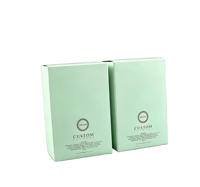 Kotak Karton Kraft Ramah Lingkungan dengan Logo Cetak Kustom, Kotak Kertas Kecil, Kotak Kemasan dengan Spons untuk Parfum