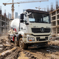 Truk Mixer Semen Shacman X3000, Mixer Beton Handal untuk Pengangkutan Pasir