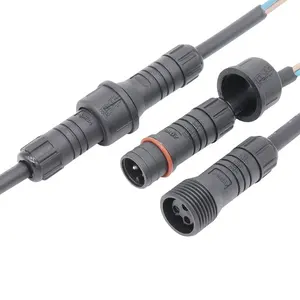 Conector impermeável IP67 Conector fêmea macho das tomadas de conversão com fio 20 Awg