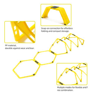 معدات رياضية عملية لكرة القدم من رايزنج فيتنس، قابلة للطي والحمل، للتدريب على السرعة وخفة الحركة، الأكثر مبيعًا - Product Image 3