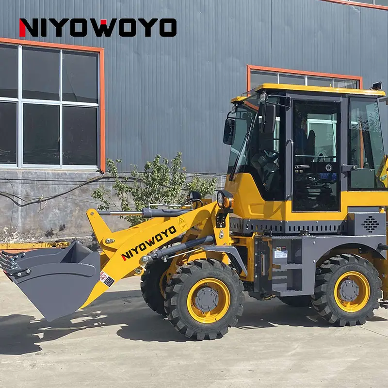 Trung Quốc Thương hiệu NL15-10 mini 4WD bánh backhoe loader 1ton CE đa chức năng backhoe của chất lượng tuyệt vời