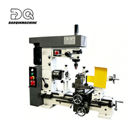 HQ500 Machine 3-en-1 verticale à broche MT3 pour usinage de métaux, usage moyen, mini atelier, portable, tour-fraiseuse-perceuse combinée 220V, garantie 1 an