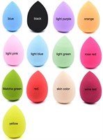 Éponges de maquillage en forme de goutte, sans latex, de haute qualité, colorées, pour crème, blush, crème BB