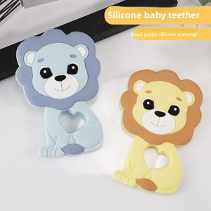 Mordedor de Silicona de Grado Alimenticio con Forma de León y Líquido para Bebés y Niños Pequeños, Calmante - Product Image 2