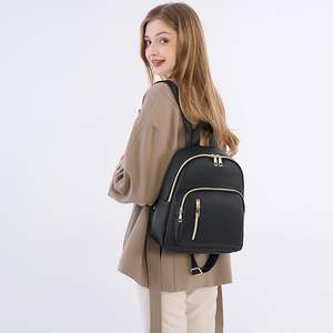 Mochila Mini Personalizada para Mujer, Bolso de Cuero PU Antirrobo, Impermeable, de Nailon, Geométrico, Moderno, Informal, para Viajes, Mochila de Día - Product Image 6