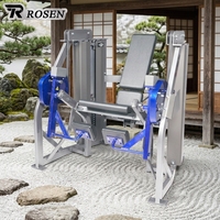 Développez des quadriceps plus volumineux avec la machine d'extension des jambes isocylindrique ROSEN à charge par pignon pour l'entraînement en salle de sport commerciale