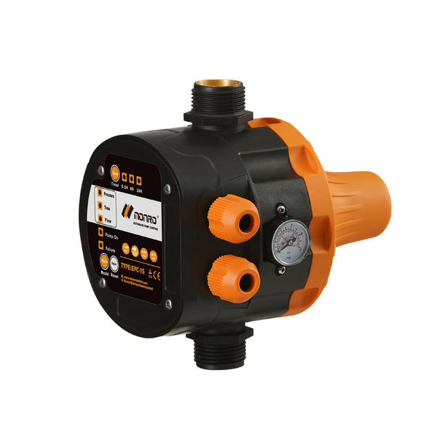 Monro EPC-15 3in1 Intelligent Auto Timer Pressure Switch Automatic Pump Controller Water Pump Electric Pressure Switch