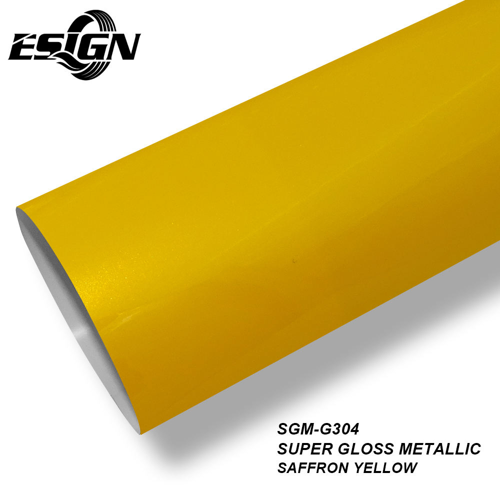 Super Gloss Metallic Saffron Yellow