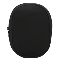 Tas Pelindung Headset Berkualitas Tinggi, Tas Earphone Lembut Anti Air dengan Ritsleting dan Label Merek