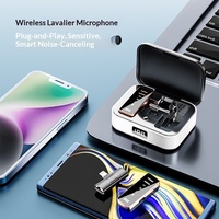 Nouveau produit : Microphone cravate sans fil 2.4G intelligent à réduction de bruit omnidirectionnel pour enregistrement en direct sur téléphone portable et radio