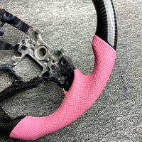 Volant en cuir rose et fibre de carbone au design unique, adapté à l'Accord 10e génération, fabriqué au Guangdong