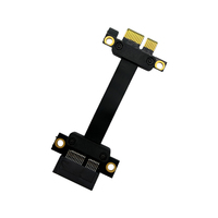 Alta Velocidad 180 °   Cable de extensión PCIE 4.0 X1 para tarjetas WiFi de portátiles/escritorio, adaptadores M.2, accesorios de computadora