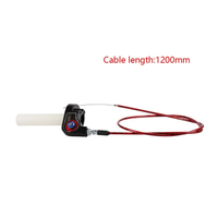 Palanca de Acelerador Universal de Alta Calidad de 22 mm con Cable y Empuñadura para Motocicleta y Motocross 7/8