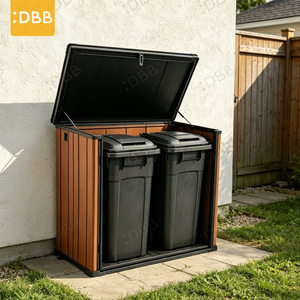 Contenedor de Plástico PP de Gran Capacidad, 2300L, Resistente a los Rayos UV, para Jardín, Almacenamiento Exterior Resistente para Basura - Product Image 1