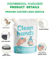 Op maat gemaakte logo OEM fabriek voedselveilige ingebouwde rietjes Doypack PET aluminiumfolie sap spuitmond verpakking zak digitale print