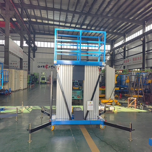 منتج جديد 14 متر عمود مزدوج منصة سبائك الألومنيوم المتنقلة مخصص رفع السقالات قابل للنقل بسهولة - Product Image 4