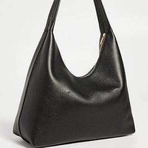 Bolso de Mano Maxi de Moda para Mujer, Personalizado, de Cuero Vegano Negro, con una Sola Correa, Estilo Hobo, Gran Capacidad, Impermeable, Portátil, para Otoño y Verano - Product Image 5