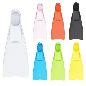 Goma buceo personalizado snorkel monoaleta entrenamiento adultos natación aletas largas - Product Image 6