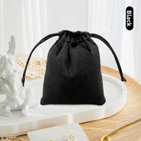 Sac à cordon en velours pour bijoux collier boucles d'oreilles stockage recyclable anti-poussière voyage fournitures de sport emballage emballage de chaussure