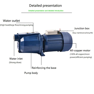 1.5INCH 1200W Pompes à <span class=keywords><strong>eau</strong></span> solaires DC Pompe auto-amorçante sans balais Pompe à <span class=keywords><strong>eau</strong></span> à <span class=keywords><strong>jet</strong></span> haute pression - Product Image 3