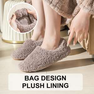 <span class=keywords><strong>Chaussons</strong></span> <span class=keywords><strong>d</strong></span>'hiver pour femmes et hommes, doux et chauds, en peluche, silencieux, adaptés au sol, à bout fermé, en polaire corail, pour <span class=keywords><strong>appartement</strong></span>, hôtel, maison - Product Image 2