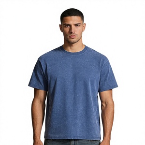 Chemises en coton à manches raglan imprimées, coupe vintage, 280g, pour hommes et femmes, en coton à fibres longues, grande taille, pour le marché transfrontalier - Product Image 4